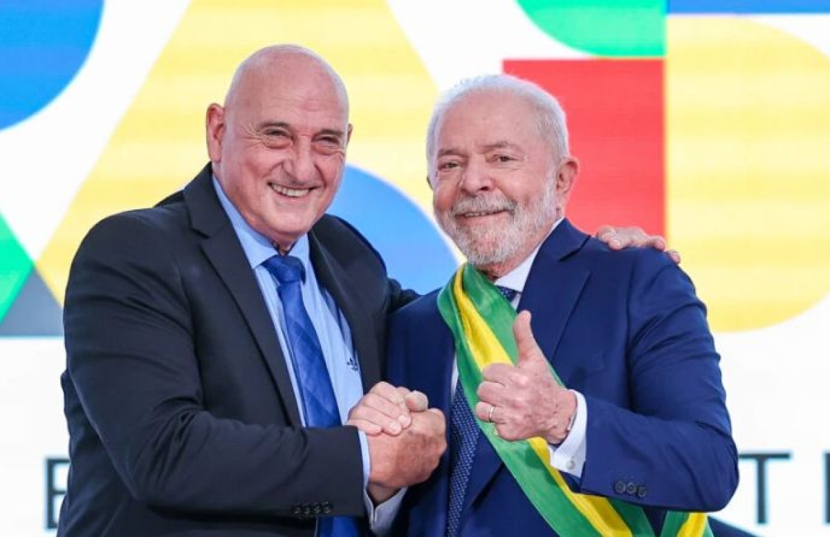 General Gonçalves Dias com Lula no dia da posse - Foto: Ricardo Stuckert | PR