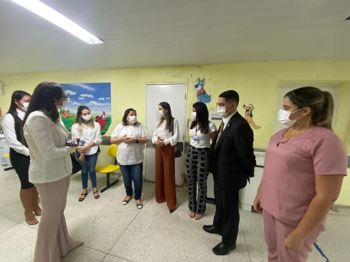 Visita da Comissão da OAB ao Hospital de Urgência de Sergipe, em 2022 - Foto: Ascom OAB-SE