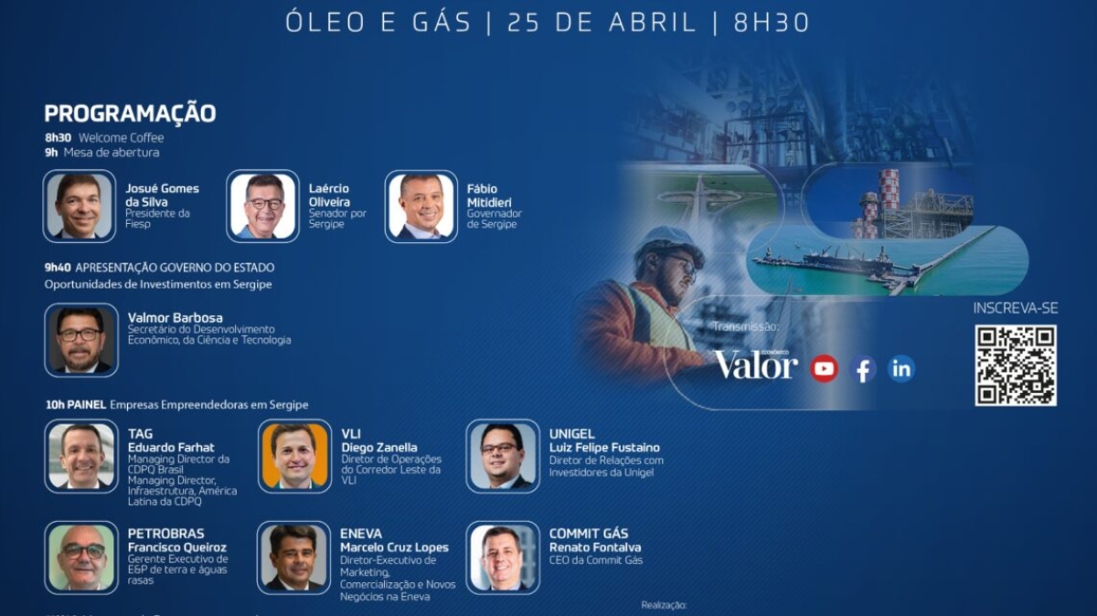 Laércio Oliveira: "Sergipe Day vai mostrar ao mundo as oportunidades de negócios e de investimentos no estado" - Imagem: Divulgação