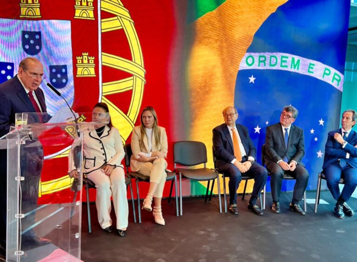 José Roberto Tadros, presidente da CNC, inaugura escritório de representação internacional da Confederação Nacional do Comércio em Portugal - Imagem: Berg Alves e Mesquita | Fecomércio/SE