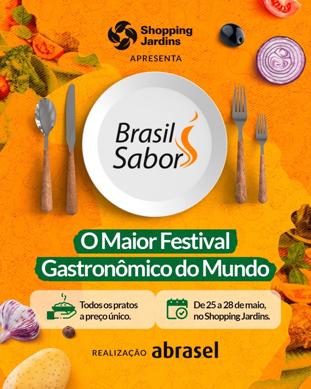 Maior Festival Gastronômico passa por Aracaju entre os dias 25 e 28 de maio, no Shopping Jardins - Imagem: Divulgação