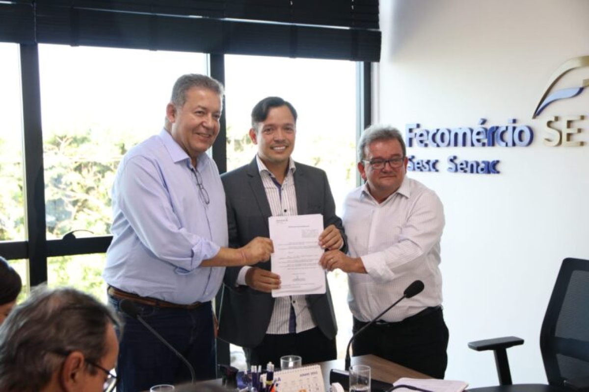 Empresário Fábio Andrade tomou posse da presidência do Cetur - Foto: Fecomércio/SE