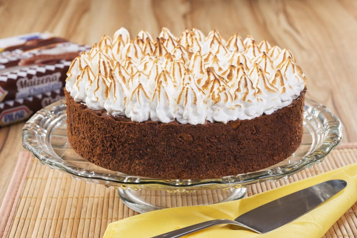Torta Caramelizada com Maizena Pilar Chocolate - Foto: Marca Pilar | Divulgação