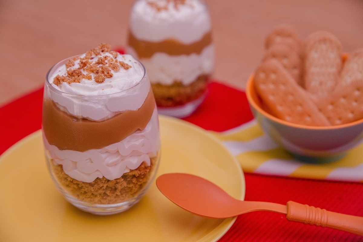 Pavê de Paçoca com Doce de Leite - Foto: Marca Fortaleza | Divulgação