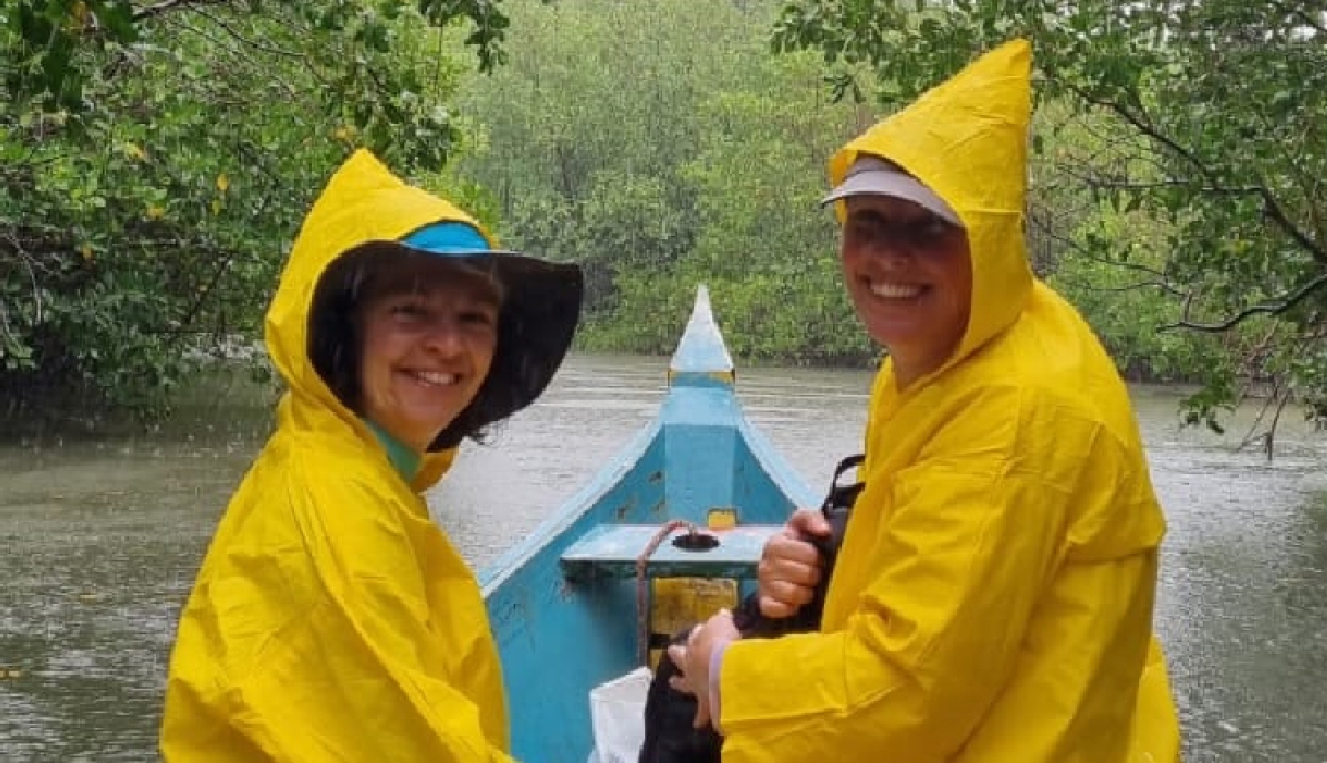 �?Sa Strand e Anna-Lisa Wrange, pesquisadoras do Instituto Sueco de Pesquisa Ambiental (IVL) - Foto: Embrapa