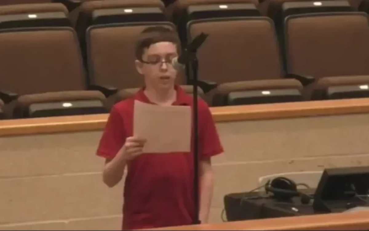 Liam Morrison, de 12 anos - Foto: Reprodução de vídeo | Redes Sociais