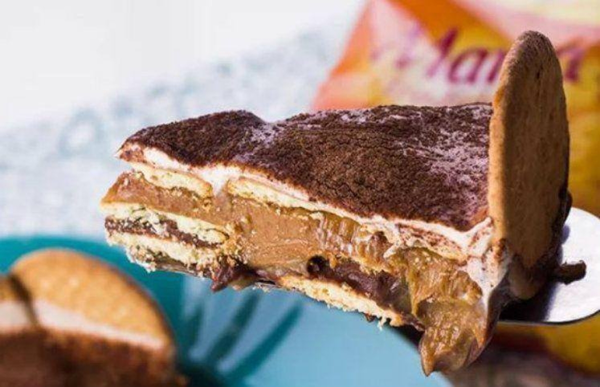 Torta de biscoito Maria e Ganache de Café - Foto: Marca Fortaleza | Divulgação