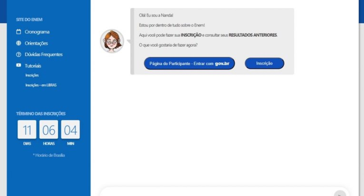 Começa o período de inscrições para o Enem 2023 - Imagem: Reprodução