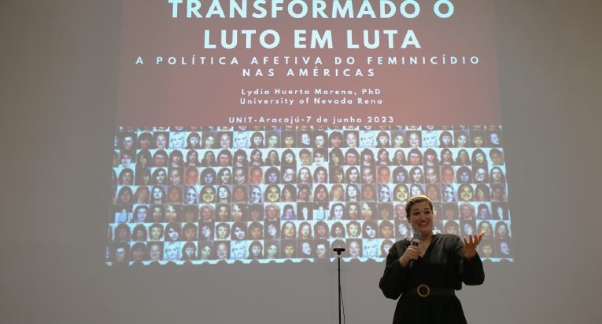 Professora do Departamento de Gênero, Raça e Identidade da Universidade de Nevada, em Reno, a PhD. Lydia Huerta Moreno - Foto: Unit