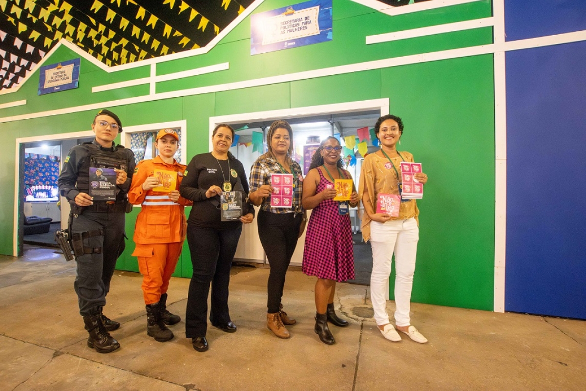 Estande da SPM fica na Vila do Forró, oferecer acolhimento para as mulheres que necessitem de atendimento, orientação e encaminhamento - Foto: Arthuro Paganini | Governo de Sergipe