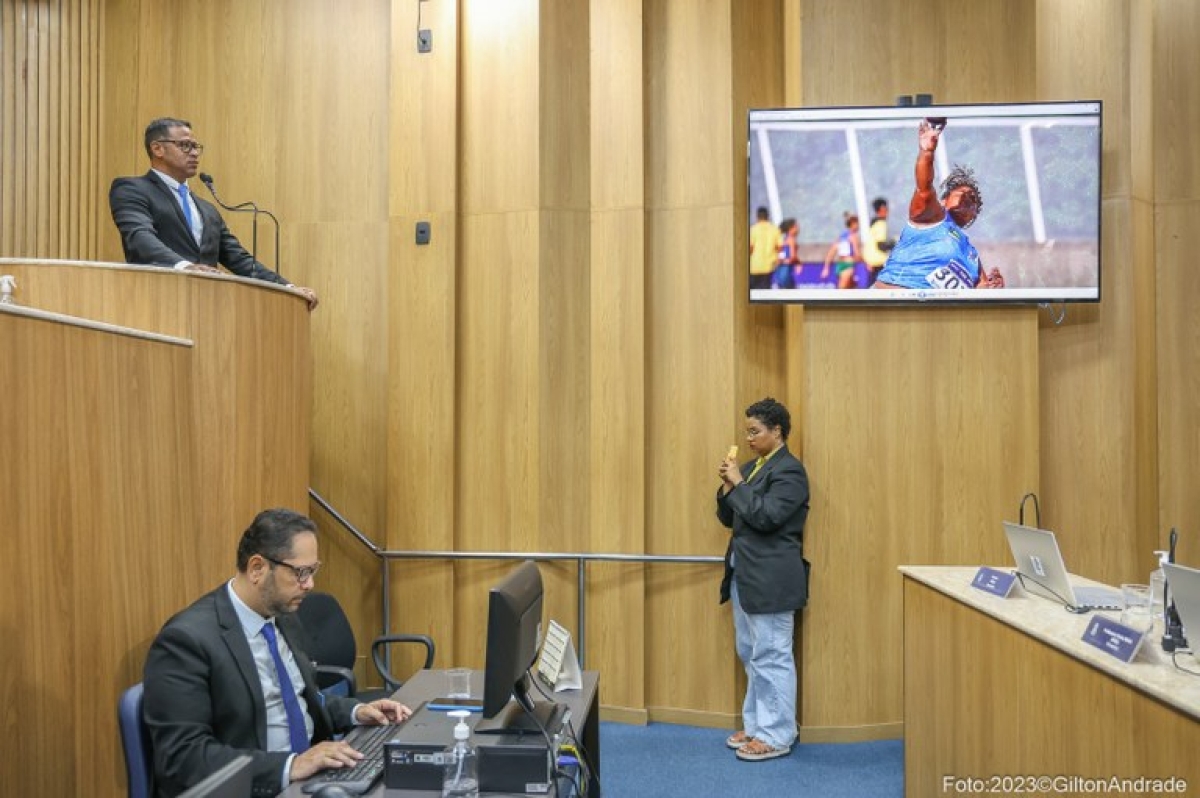 Vereador Sargento Byron parabeniza paratletas sergipanos e destaca a necessidade de investimentos no Esporte - Foto: Assessoria de Imprensa