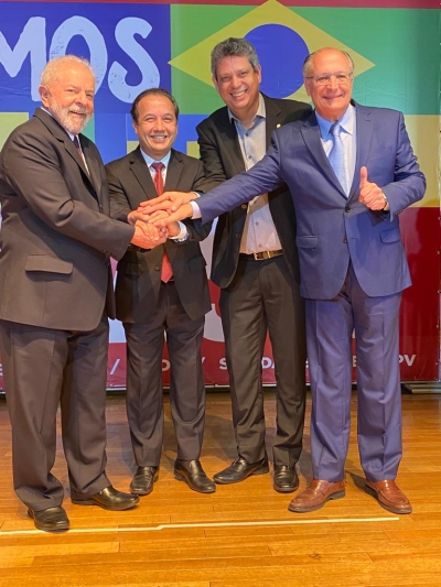 Lula, Valadares, Márcio e Alckmin - Foto: Assessoria Valadares Filho