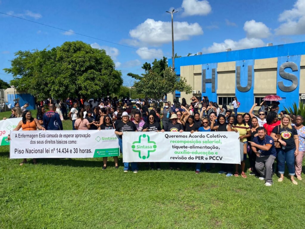 Trabalhadores da FHS decidem fazer nova paralisação por 72h a partir do dia 18 de julho - Foto: Sintasa/SE