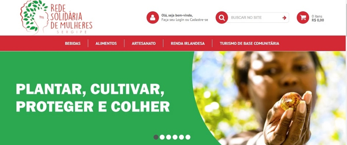 Home do site - Imagem: Reprodução