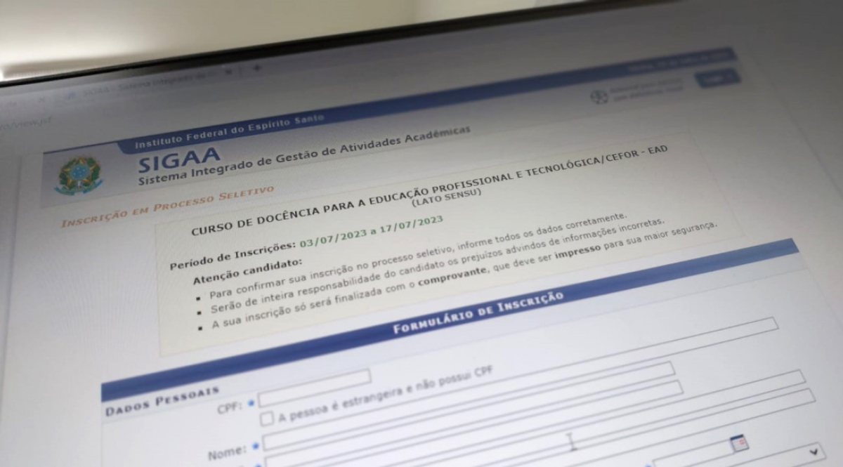 A inscrição será feita até o dia 17 de julh - Foto: Reprodução