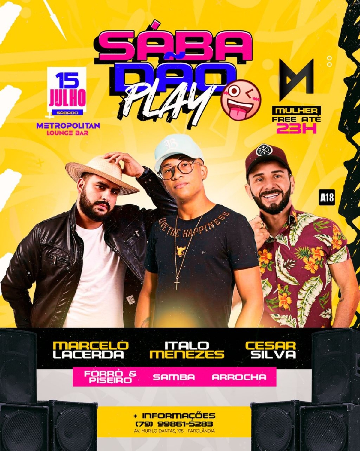 Sábadão Play - Imagem: Divulgação | Metropolitan