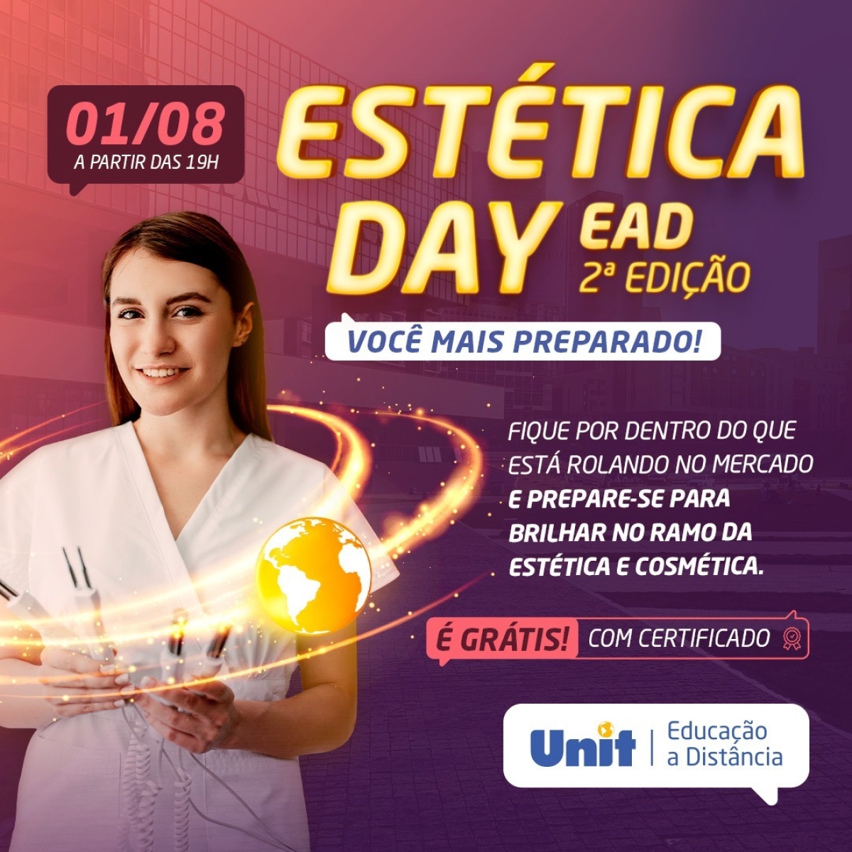Unit promove segunda edição do Estética Day - Imagem: Unit