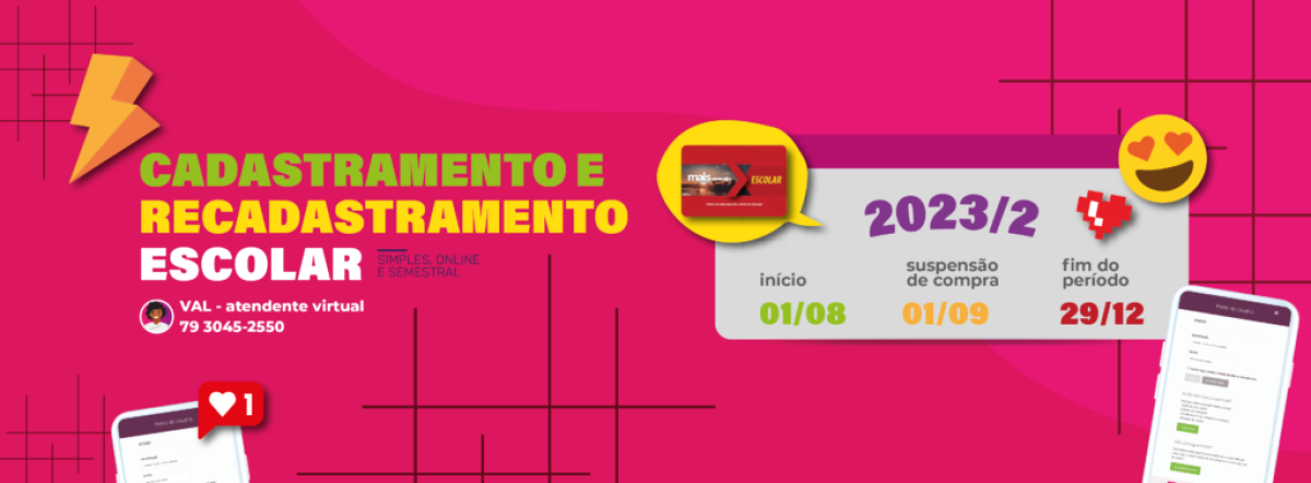 Recadastramento: veja como fica o calendário a partir de agosto e faça já o seu - Imagem: Divulgação | AracajuCard