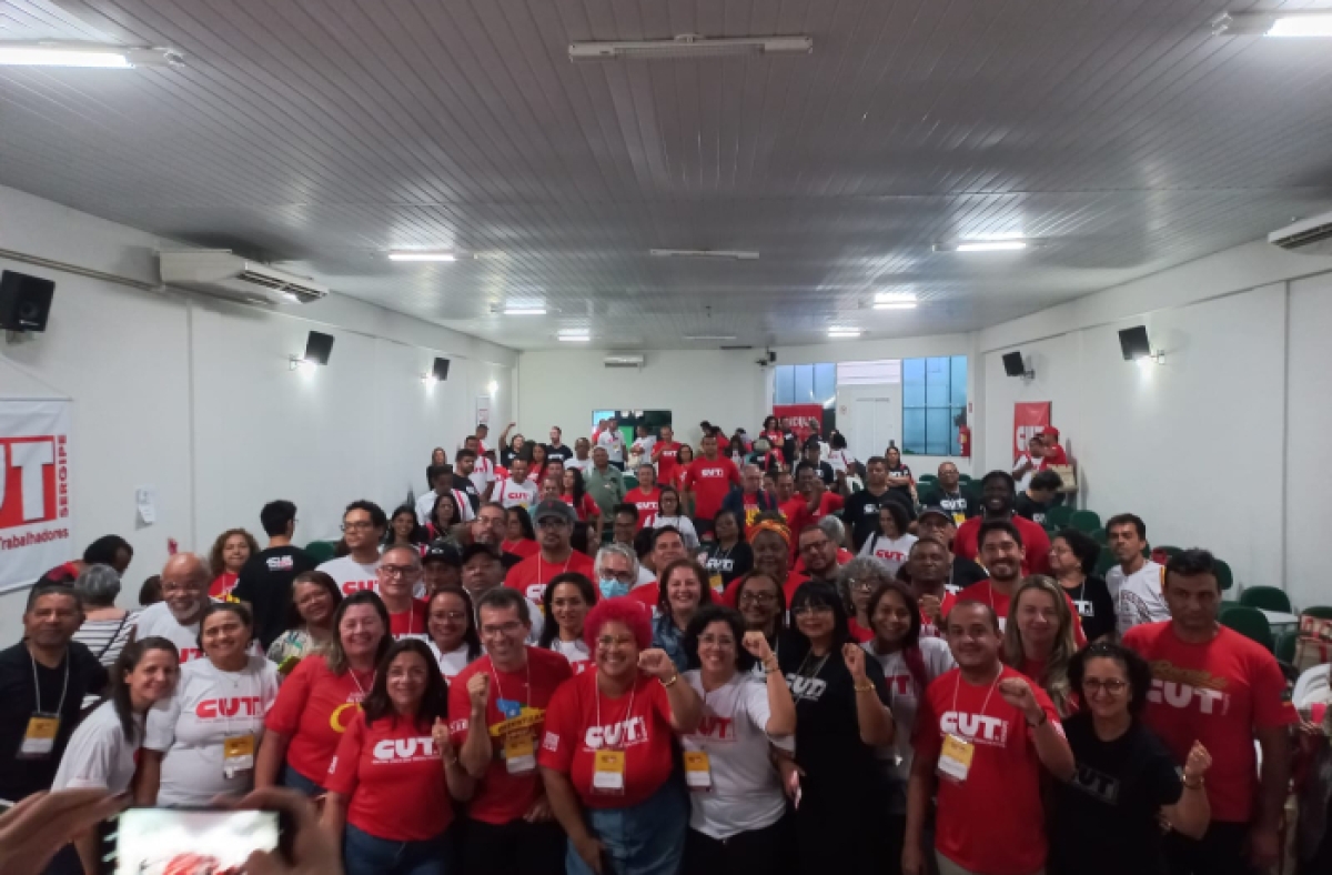 15° CECUT comemora nova Direção e Aniversário de 40 anos da CUT - Foto: CUT/SE 15° CECUT comemora nova Direção e Aniversário de 40 anos da CUT - Foto: CUT/SE