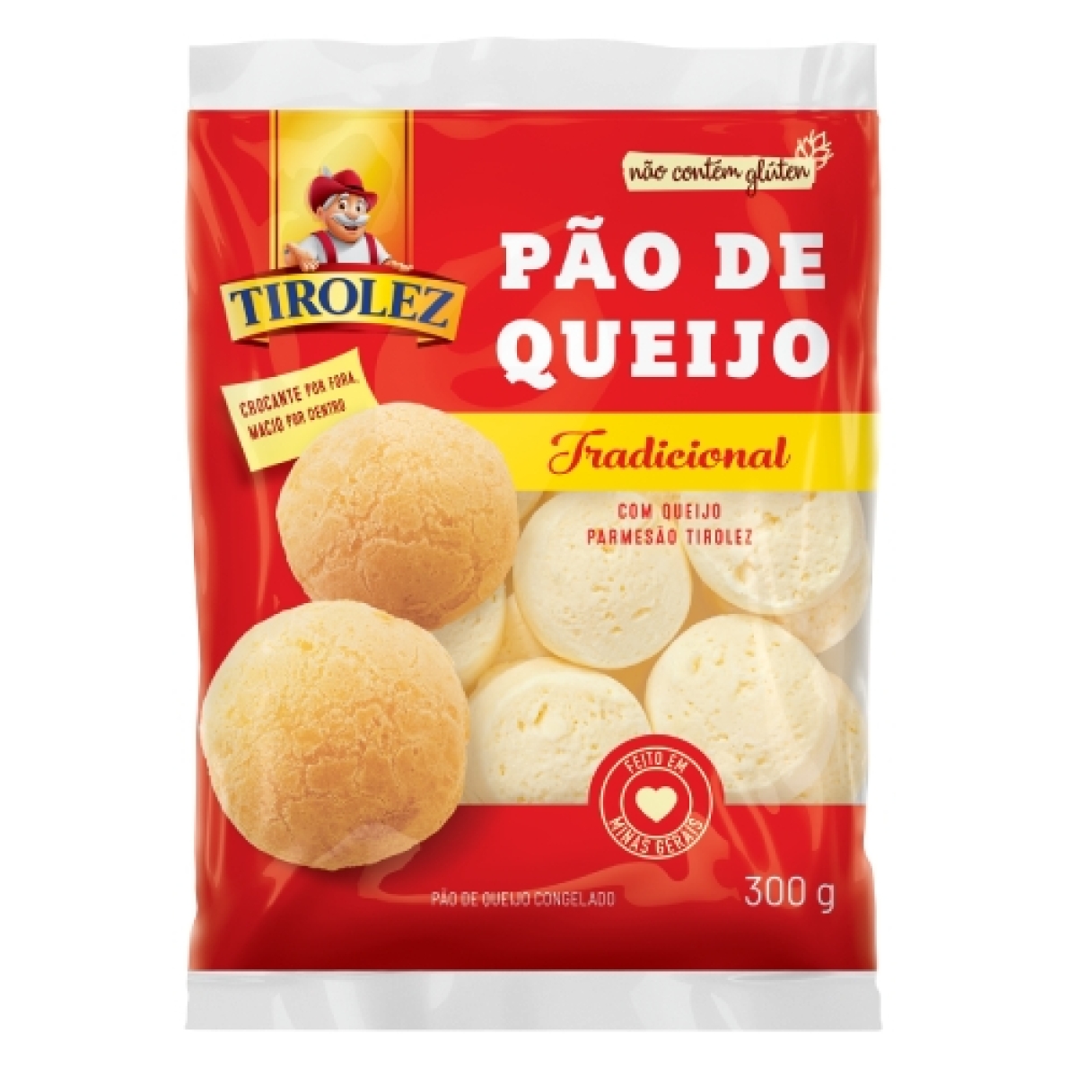 Pão de Queijo Tradicional Tirolez 300g - Imagem: Divulgação | Marca Tirolez