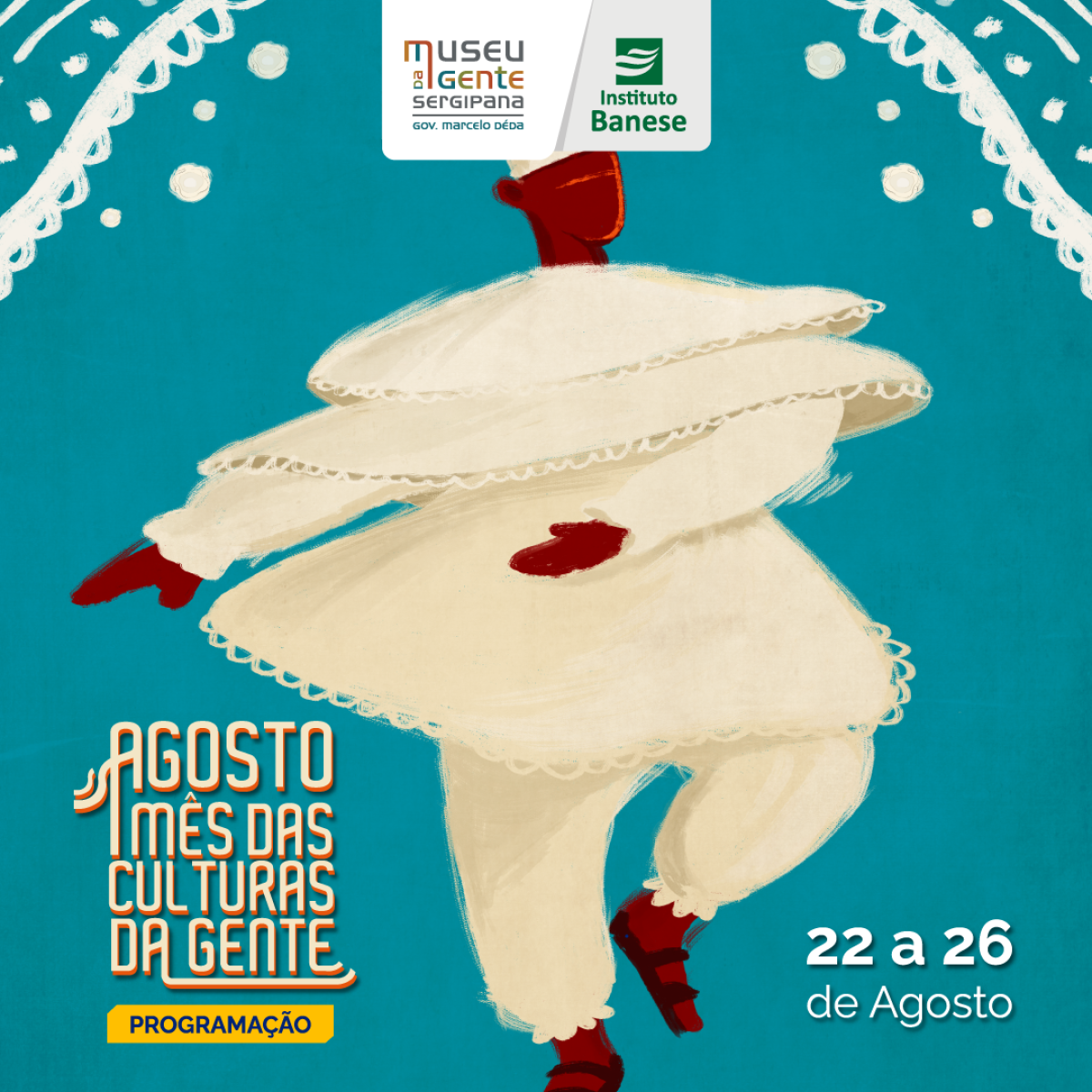 Museu da Gente Sergipana celebra o mês da cultura popular com ações educativas e projeto Arrudiar - Imagem: Museu da Gente Sergipana | Instituto Banese