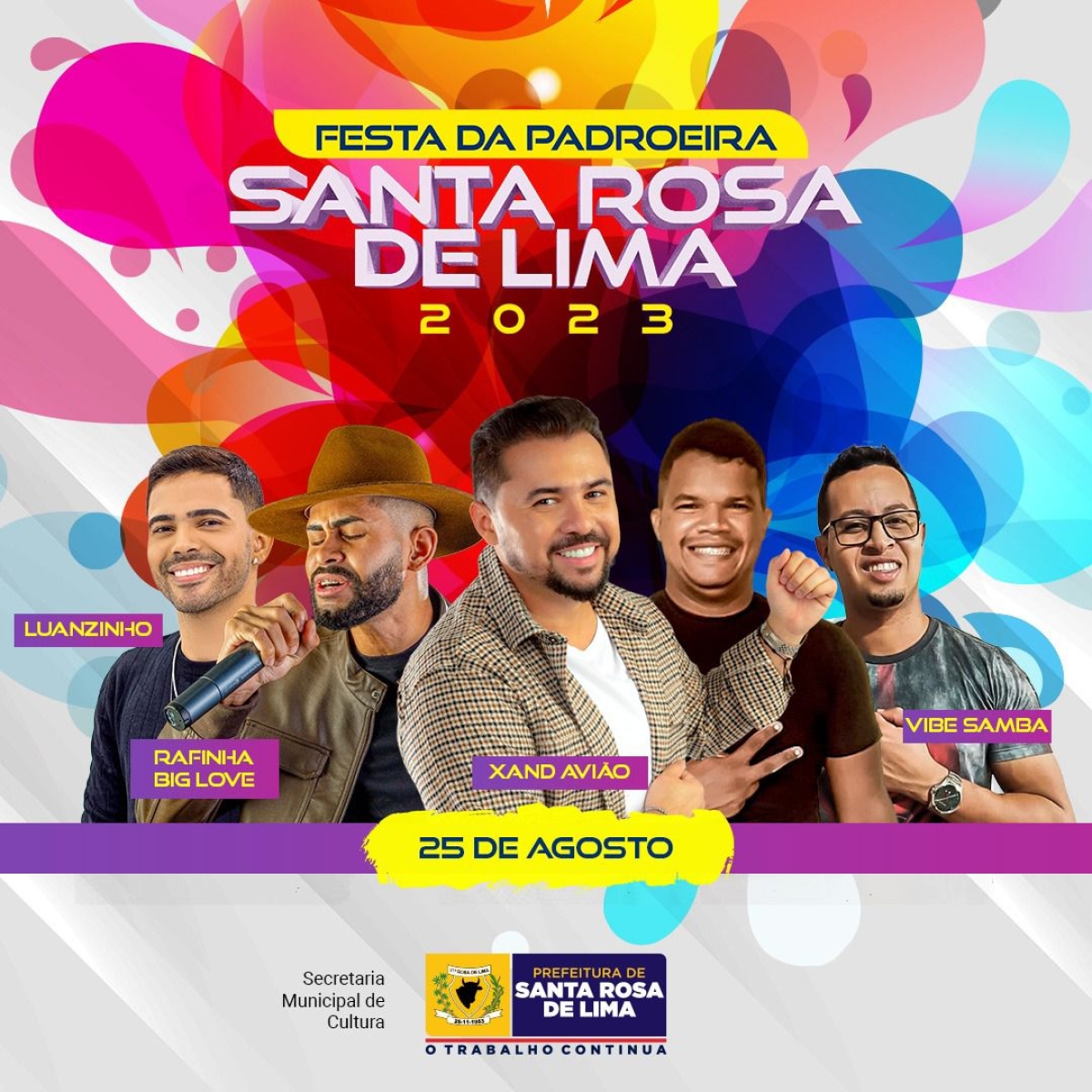 Santa Rosa de Lima se prepara para a maior Festa da Padroeira de sua história - Imagem: Divulgação
