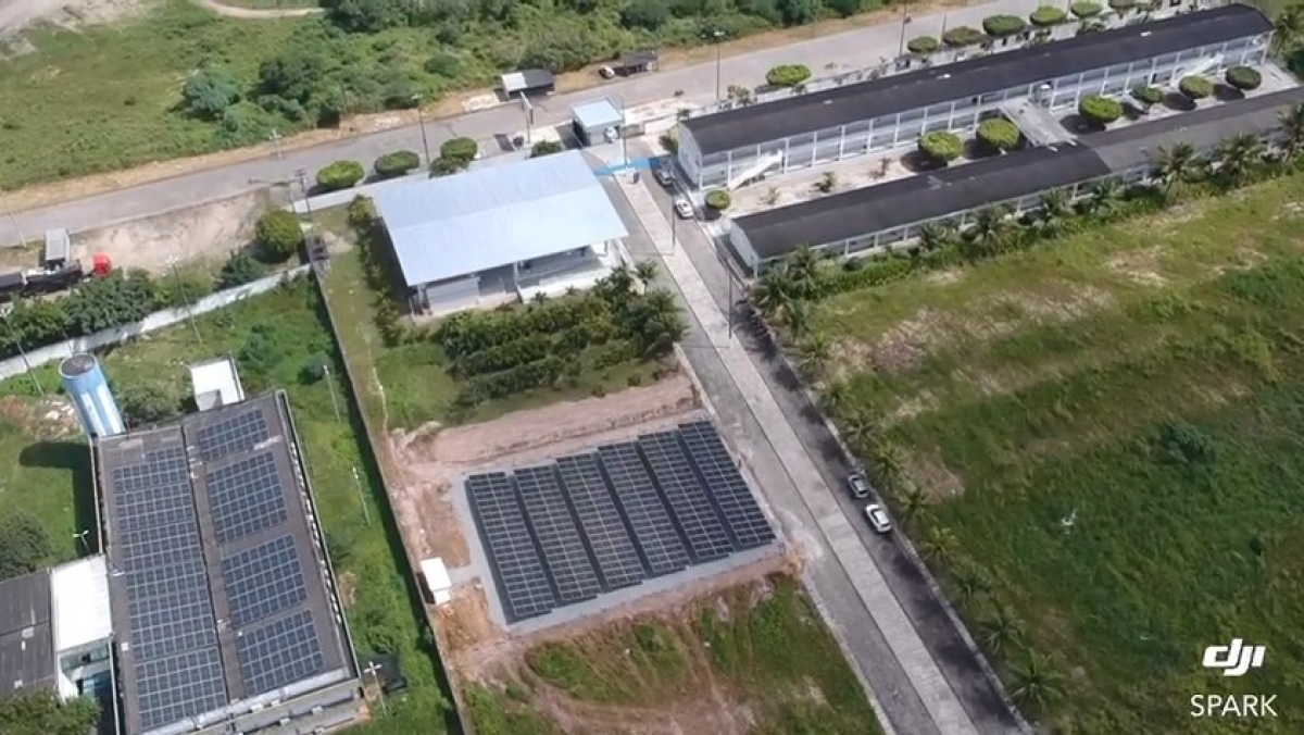 Usina fotovoltaica é instalada no campus Unit Itabaiana - Foto: Asscom Unit