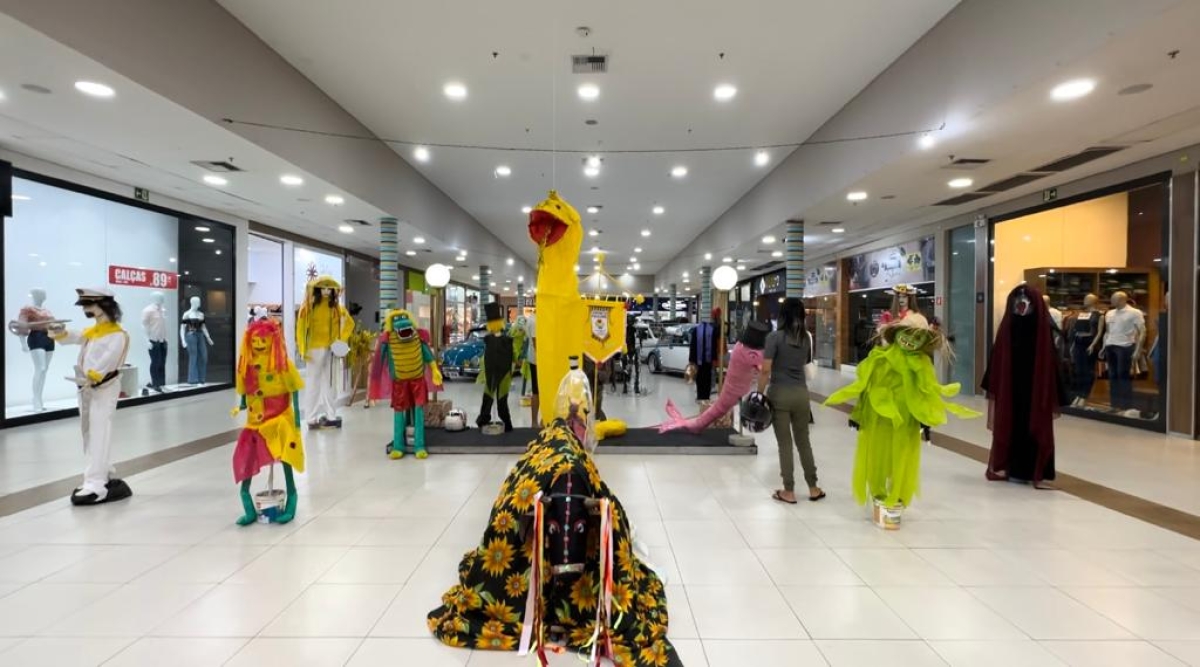 Shopping Prêmio tem exposição em homenagem ao Folclore - Foto: Assessoria Shopping Prêmio