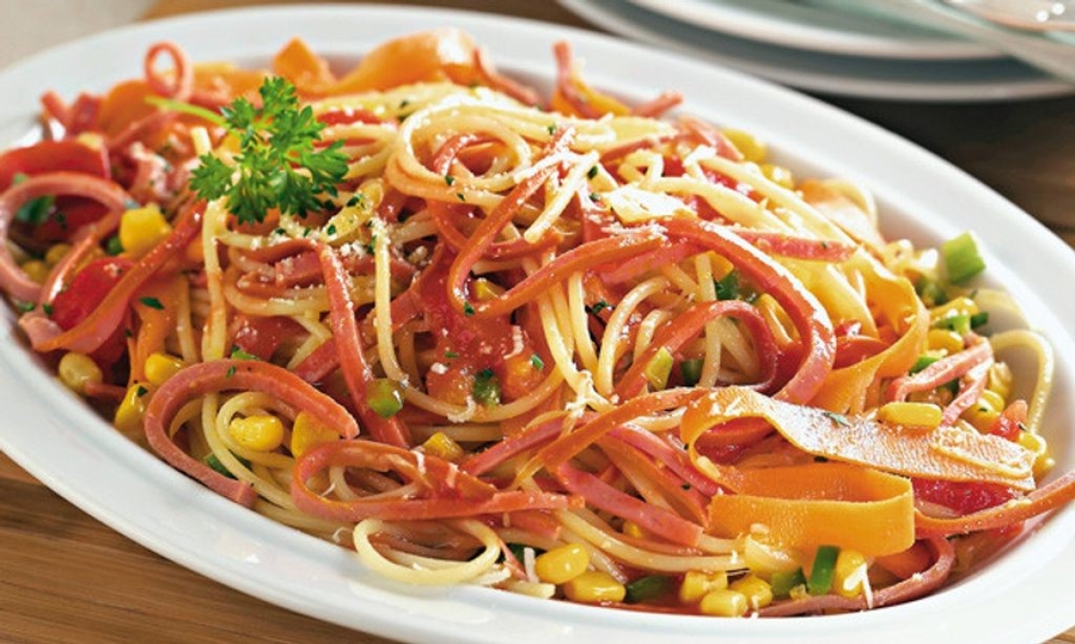 Espaguete com Legumes - Foto: Marca Estrela | Divulgação