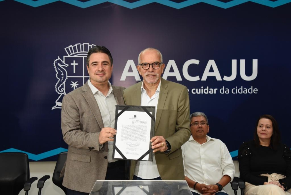 Prefeito Edvaldo Nogueira viaja aos EUA para missão oficial; presidente da Câmara assume gestão interinamente - Foto: Ana Lícia Menezes | Prefeitura de Aracaju