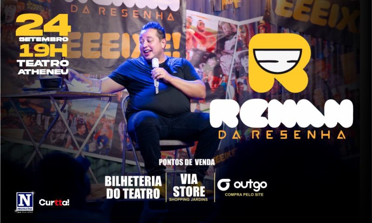 Renan da Resenha apresenta stand-up em Aracaju - Imagem: Divulgação