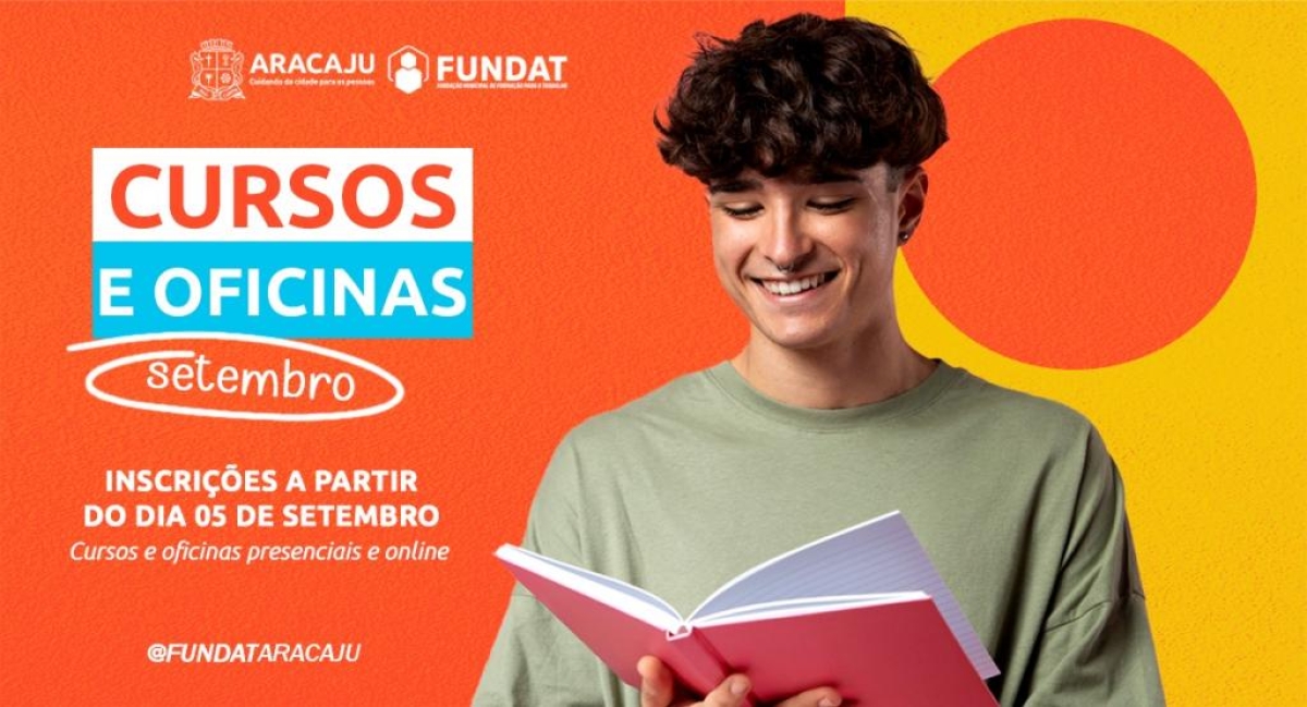 Prefeitura abre 3.150 vagas em cursos de qualificação profissional da Fundat - Arte: Ascom Fundat Prefeitura abre 3.150 vagas em cursos de qualificação profissional da Fundat - Arte: Ascom Fundat
