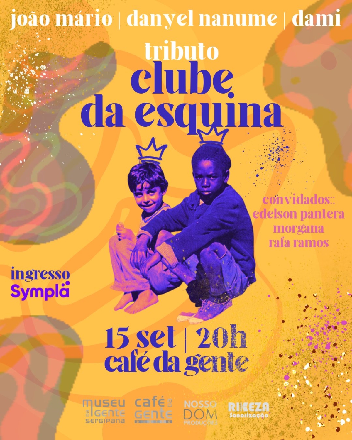 Tributo ao Clube da Esquina no Espaço Cultural do Café da Gente Sergipana  - Imagem: Divulgação