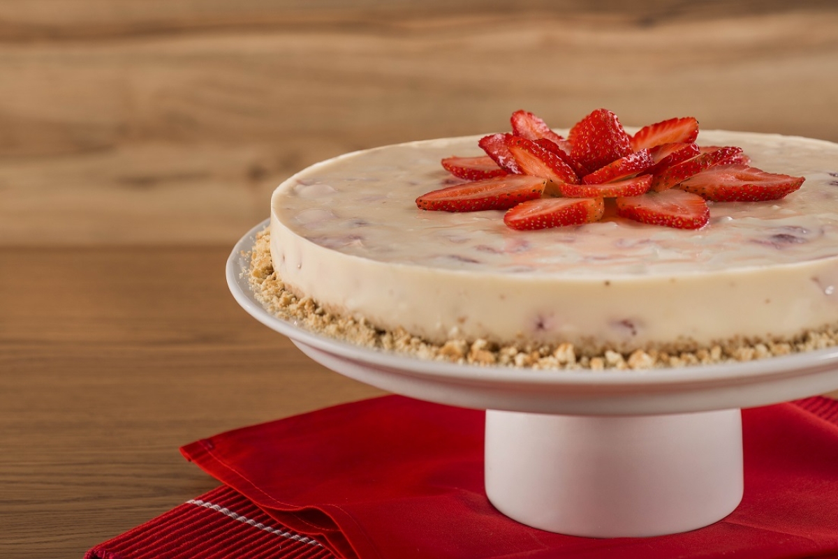 Torta Suprema de Morango - Foto: Marca Vitarella | Divulgação