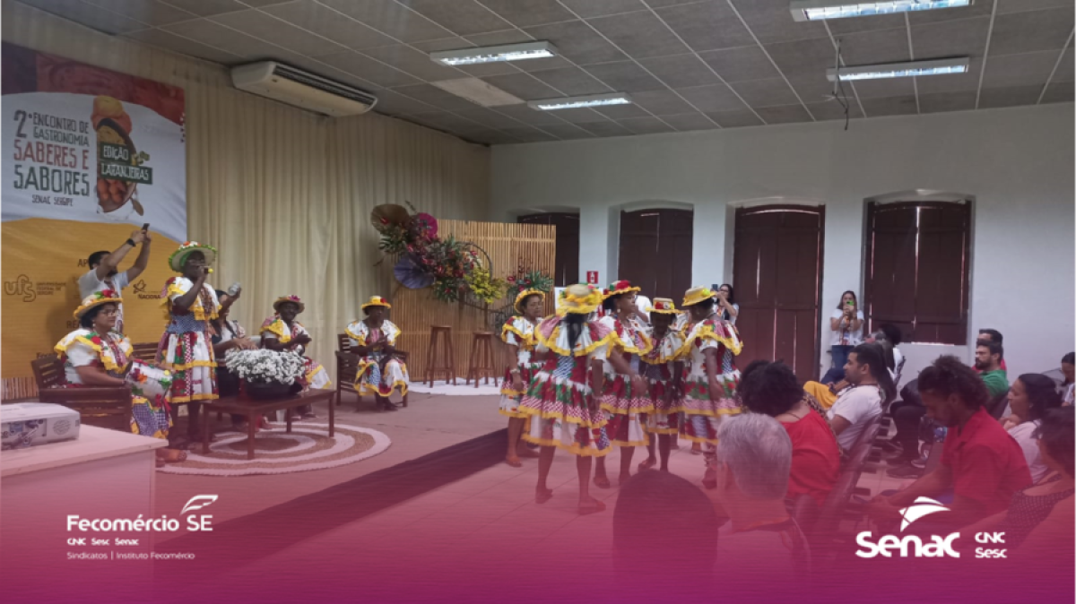 2º Saberes e Sabores proporciona uma imersão na culinária e cultura afro-laranjeirense - Imagem: Senac/SE
