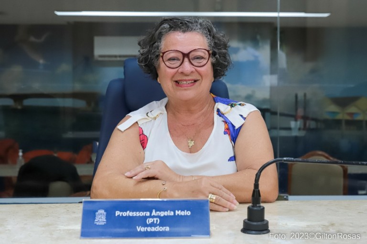 Morre a vereadora �?ngela Melo - Foto: Gilton Rosas | Câmara de Aracaju