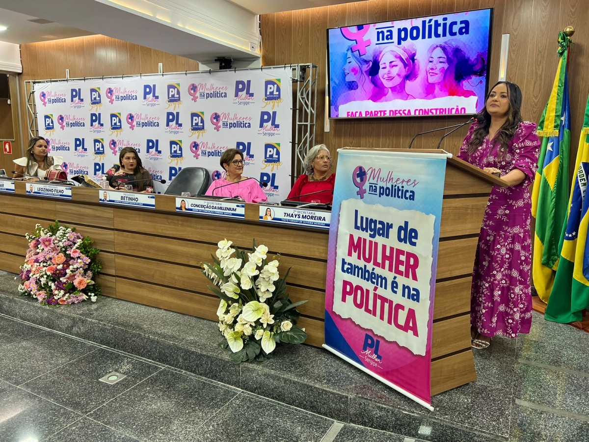 "Queremos que mais sergipanas venham fazer parte do time PL Mulher de Sergipe", afirma a presidente Dra. Elaine Oliveira - Foto: Assessoria PL Sergipe