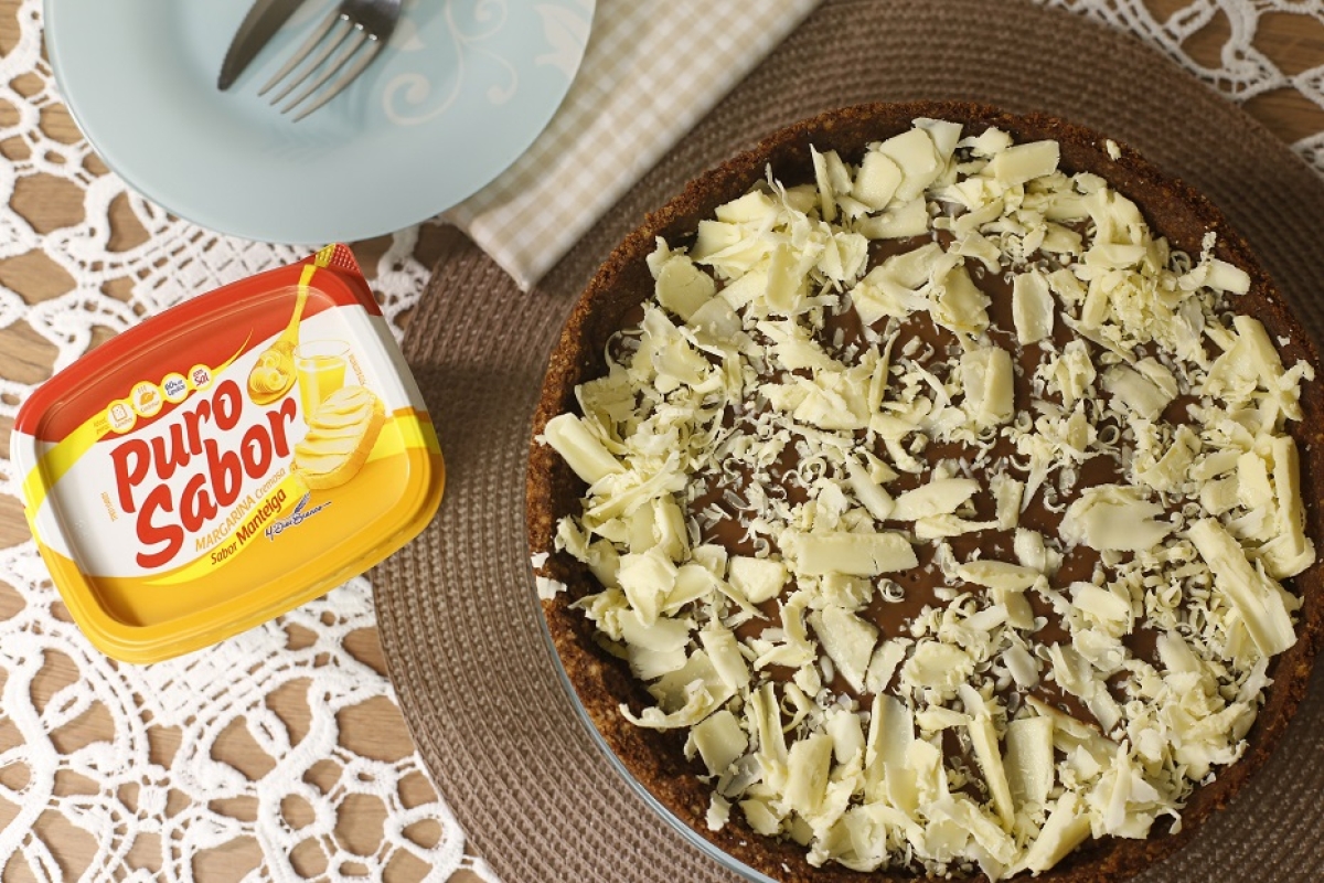 Torta de Chocolate Margarina Puro Sabor - Foto: Marca GME Puro Sabor | Divulgação
