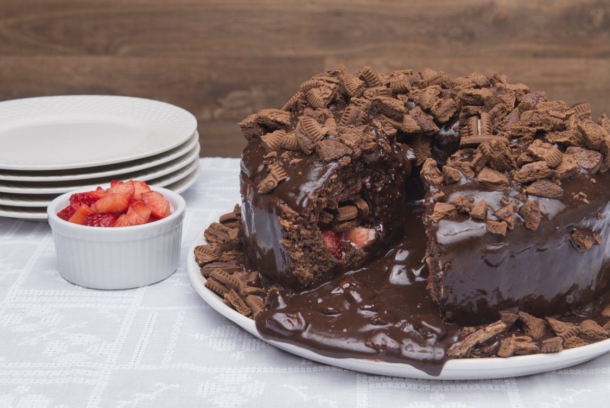 Bolo Vulcão de Chocolate - Foto: Marca Pilar | Divulgação