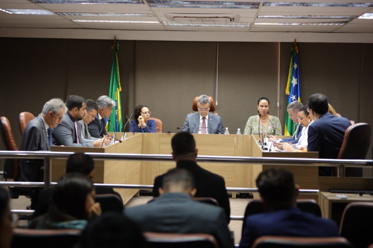 Secretária da Fazenda diz na Alese que receita do estado está equilibrada - Foto: Joel Luiz | Alese