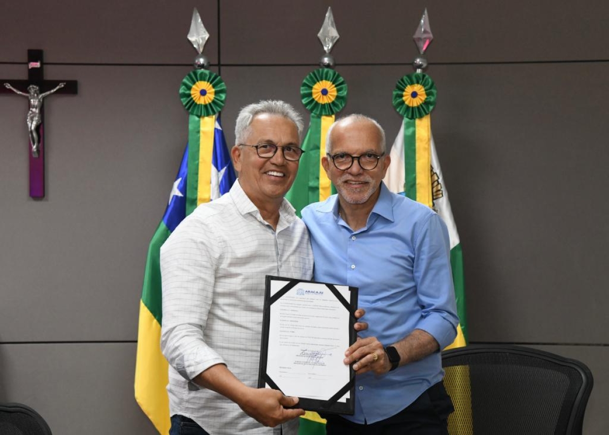 Aracaju e São Cristóvão firmam convênio para cessão do código fonte do portal Aracaju Compras - Foto: Ana Lícia Menezes | Prefeitura de Aracaju