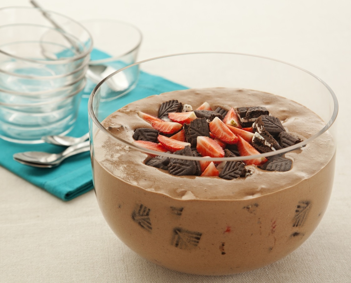 Strogonoff de Chocolate com Morango - Foto: Divulgação | Vitarella