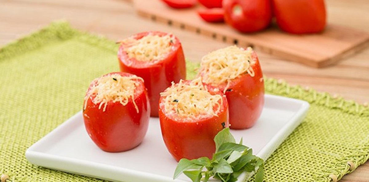 Tomate Recheado com Cabelo de Anjo Vitarella - Foto: Divulgação | Marca Vitarella