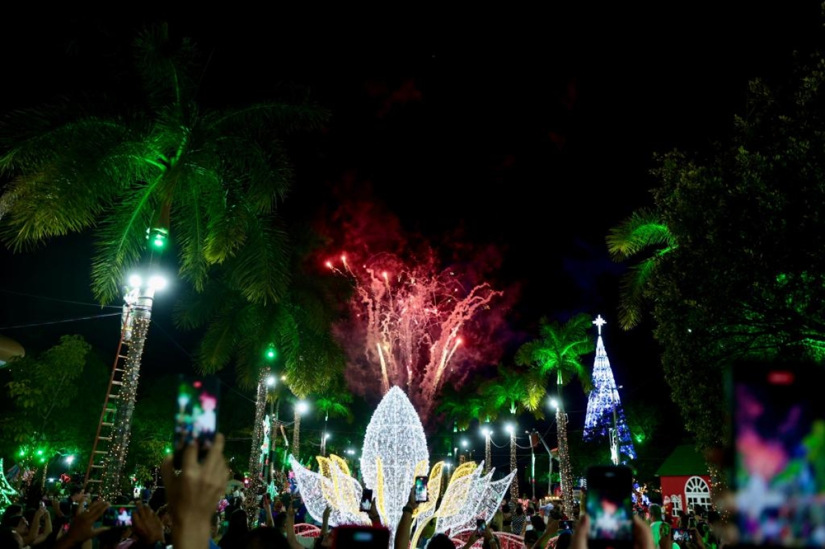 Sétima edição do Natal Iluminado no Centro traz 11 milhões de pontos de luz - Foto: Arthur DÁvila | Prefeitura Municipal de Aracaju