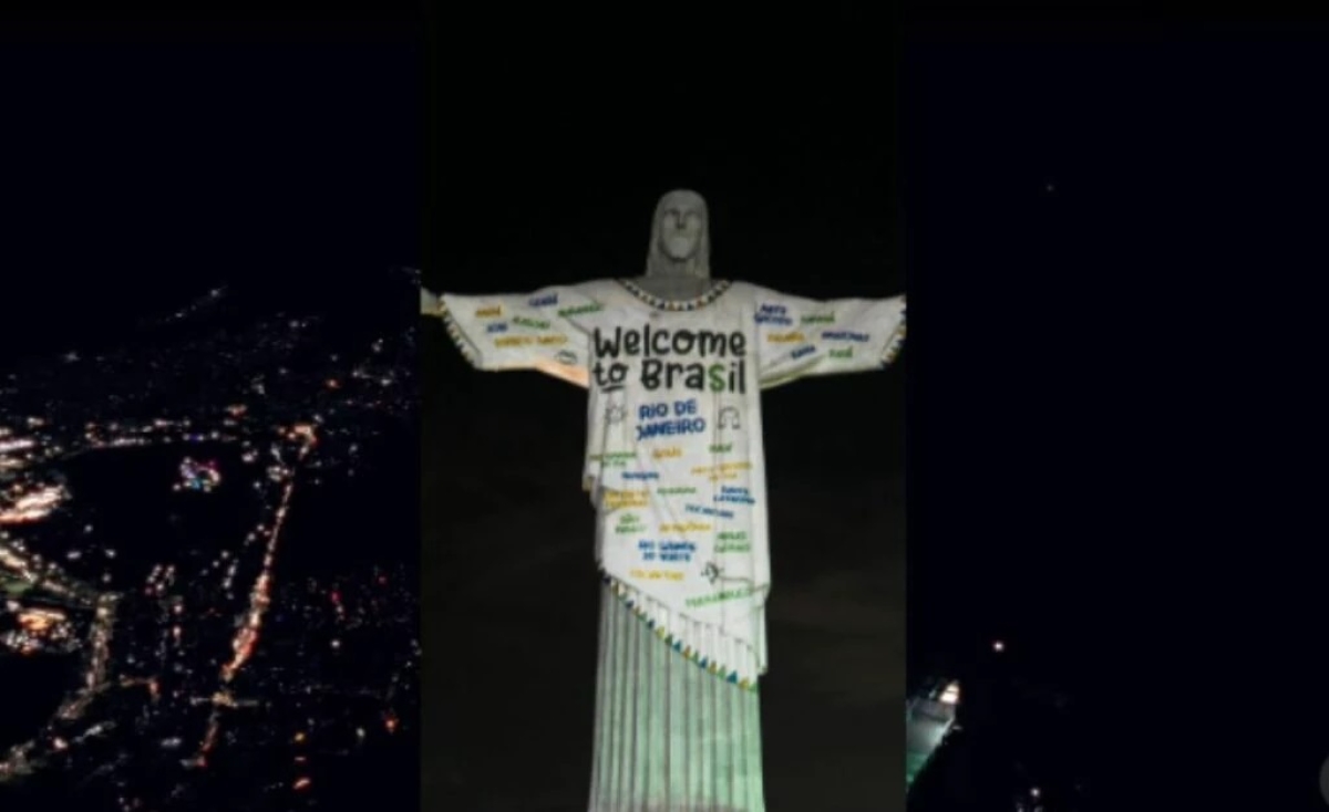 Cristo Redentor homenageia Taylor Swift - Foto: Instagram | @cristoredentoroficial