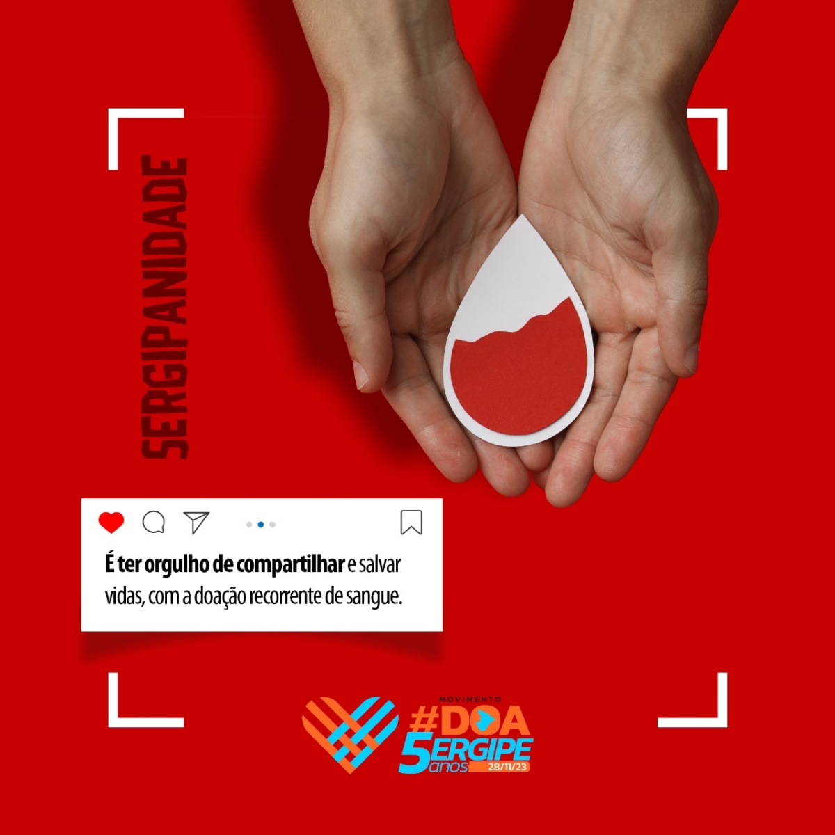 GACC/SE: Está chegando o grande DIA DE DOAR - 28/11 - Imagem: Divulgação