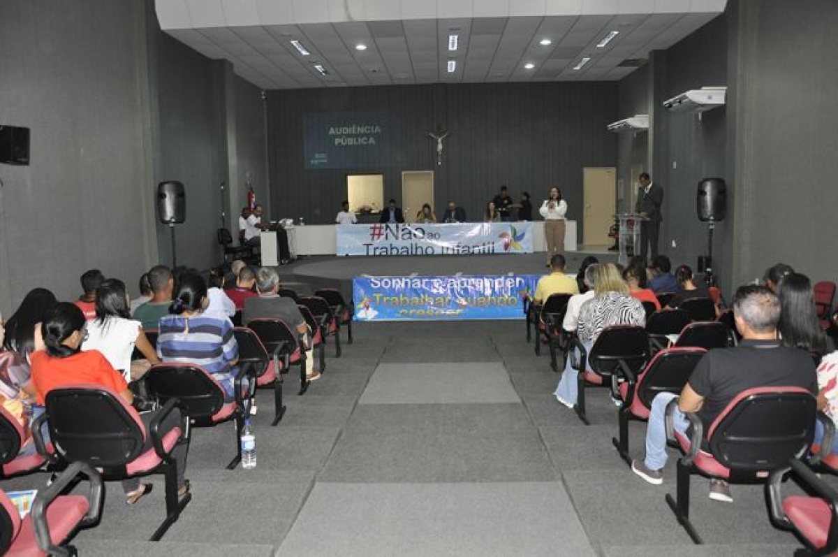 Audiência pública em Propriá mobiliza sociedade para o combate ao trabalho infantil e estímulo à aprendizagem - Foto: TRT-20