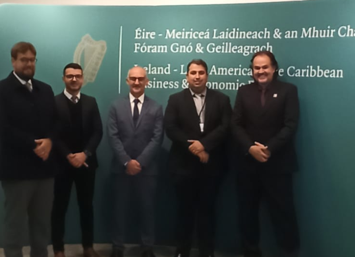 O professor Cláudio Dariva, professor dos programas de Pós-Graduação da Unit, fez parte da delegação do Governo de Sergipe que visitou a Irlanda - Foto: Divulgação