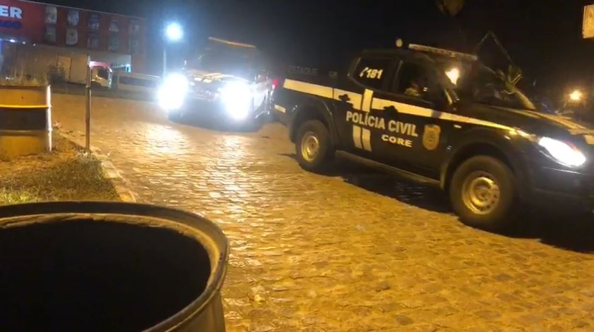 Operação conjunta cumpre mandados de prisão e de busca e apreensão durante operação em Cristinápolis - Foto: SSP Sergipe