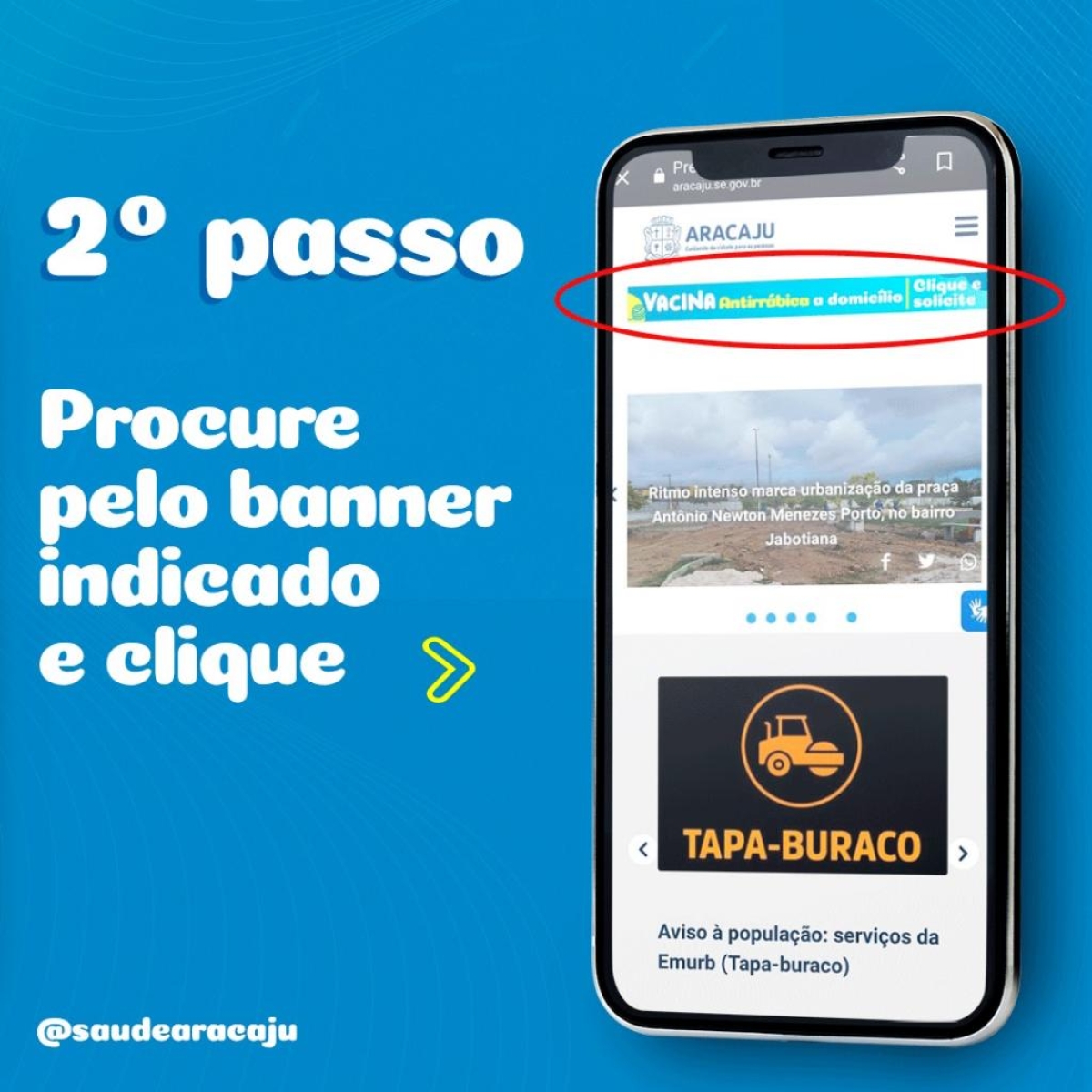 Arte: Ascom | SMS | Prefeitura de Aracaju